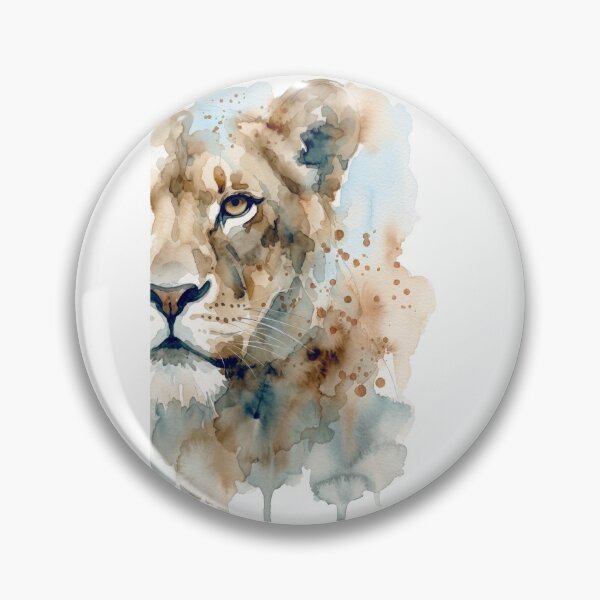Item preview, Lioness, Amber Fur, Rust Splatter designed and sold by caracatita75.