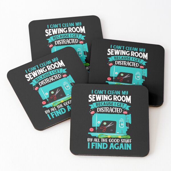 Item preview, Sewing Room Distraction Hobbyist Crafting Quote Design designed and sold by shrumrubelich.