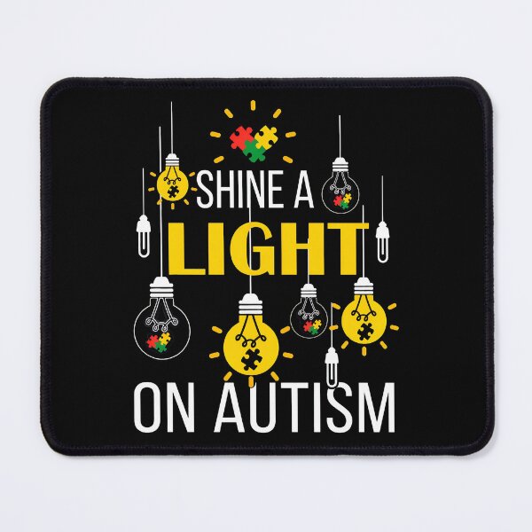 Item preview, Shine A Light On Autism Awareness Puzzle Pieces Light Bulb designed and sold by libbeyhqporch.