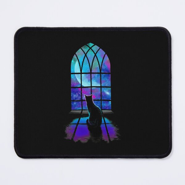 Item preview, Cat Gazing Cosmic Window designed and sold by JASOARMAN.