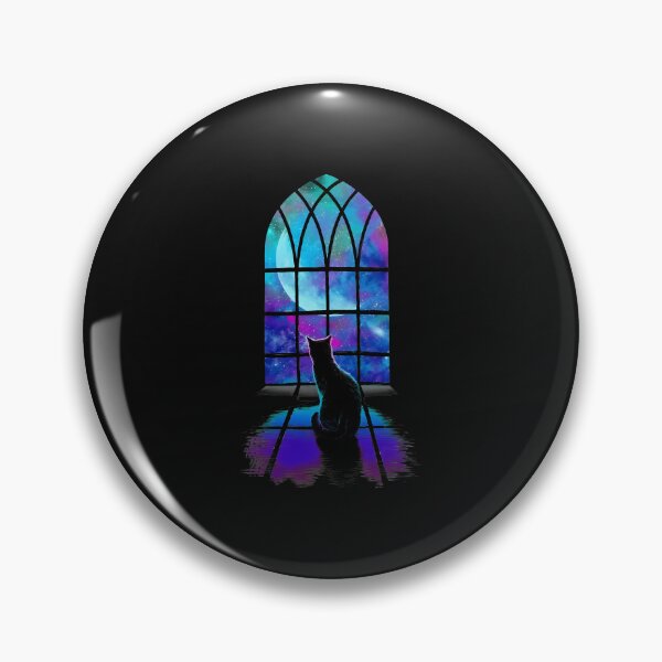 Item preview, Cat Gazing Cosmic Window  designed and sold by JASOARMAN.