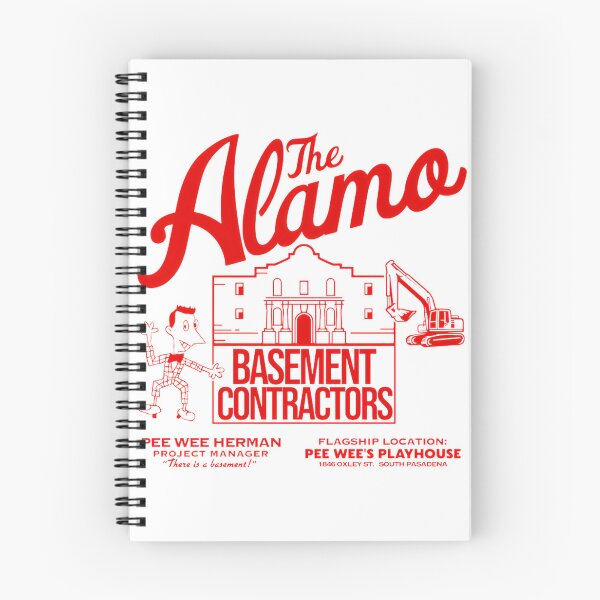Item preview, Pee Wee Herman Inspired Alamo Basement Contractors Retro Design | Limited Edition designed and sold by heckoffman.