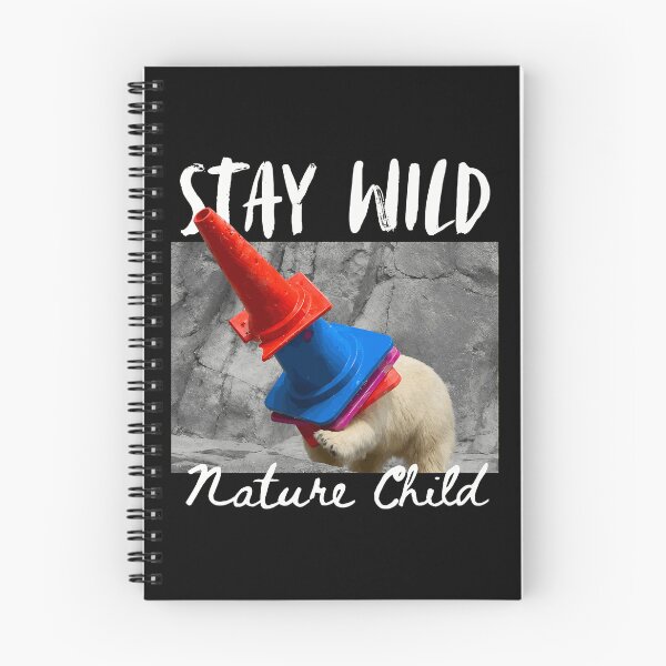 Item preview, Stay Wild Nature Child Bear Traffic Cone Funny designed and sold by MaryGolde33590.