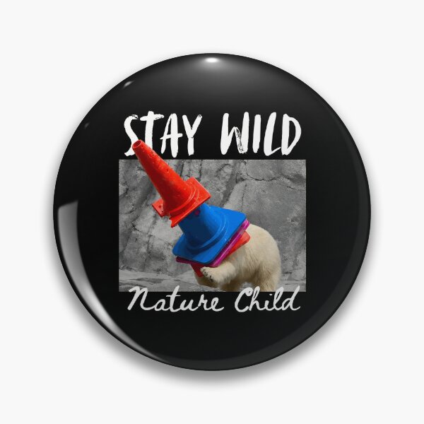 Item preview, Stay Wild Nature Child Bear Traffic Cone Funny designed and sold by MaryGolde33590.