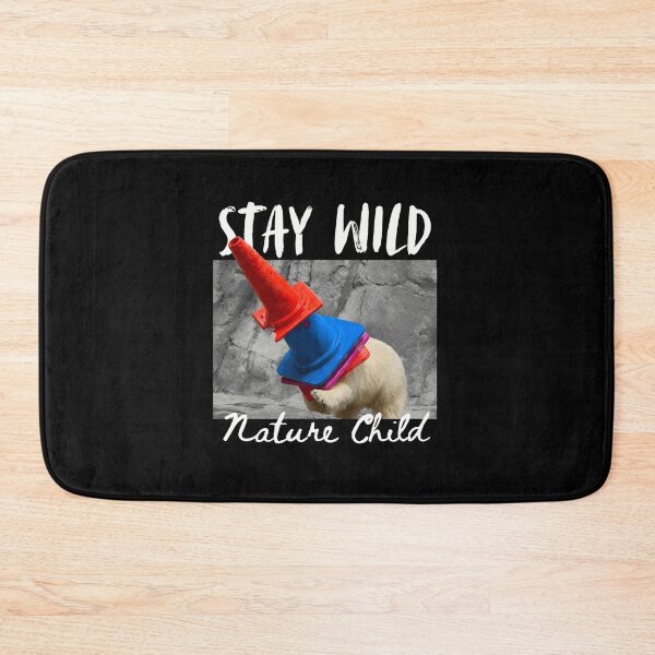 Item preview, Stay Wild Nature Child Bear Traffic Cone Funny designed and sold by MaryGolde33590.