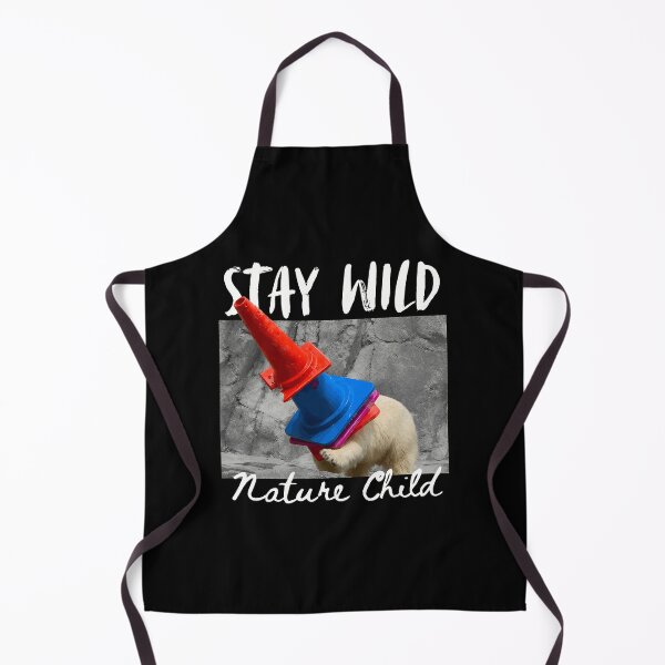 Item preview, Stay Wild Nature Child Bear Traffic Cone Funny designed and sold by MaryGolde33590.