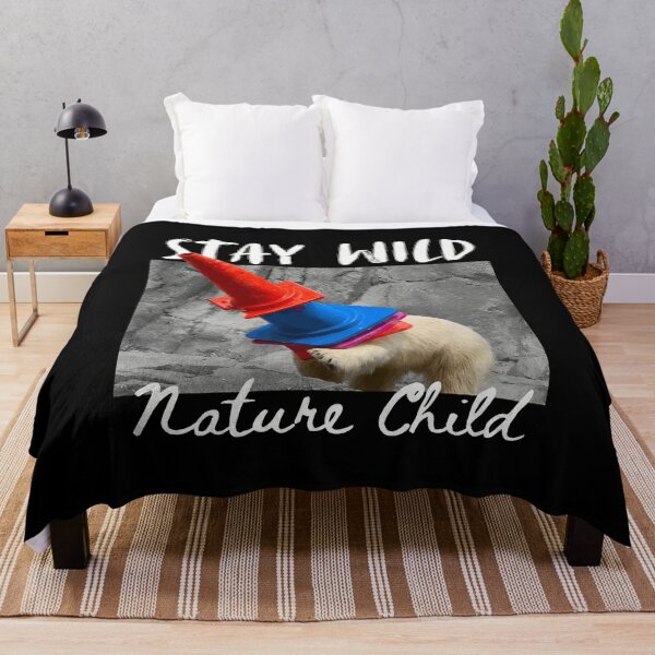 Item preview, Stay Wild Nature Child Bear Traffic Cone Funny designed and sold by MaryGolde33590.