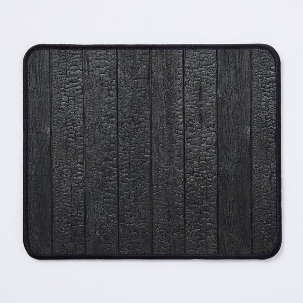 Item preview, Rustic Japanese Shou Sugi Ban Black Charred Wood Wall Minimalist Natural Photo HD designed and sold by bard-art.