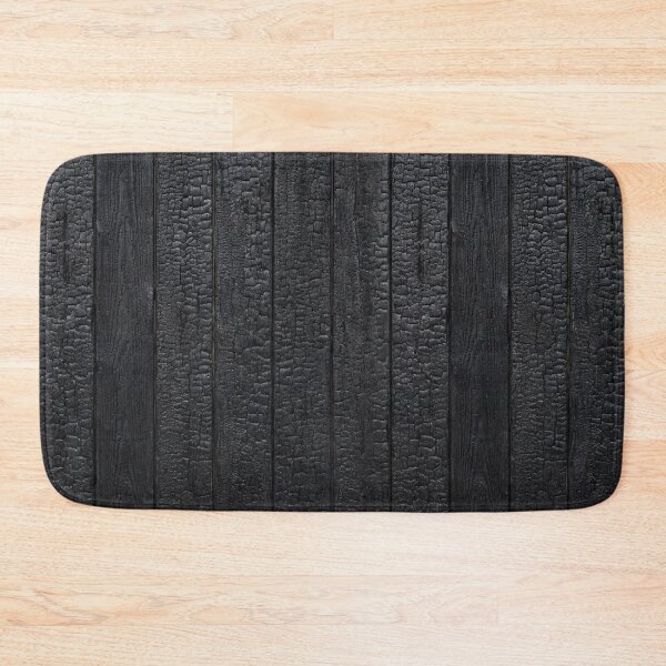 Item preview, Rustic Japanese Shou Sugi Ban Black Charred Wood Wall Minimalist Natural Photo HD designed and sold by bard-art.