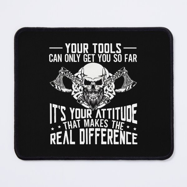 Item preview, Skull Axes Attitude Motivational Quote designed and sold by jessgafowlie.