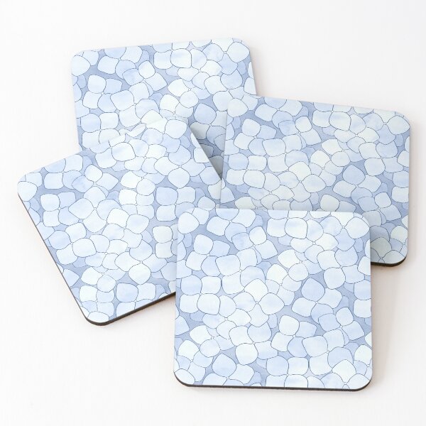 Item preview, Allover Hydrangea Petals in Powder Blue designed and sold by Perrin Le Feuvre.