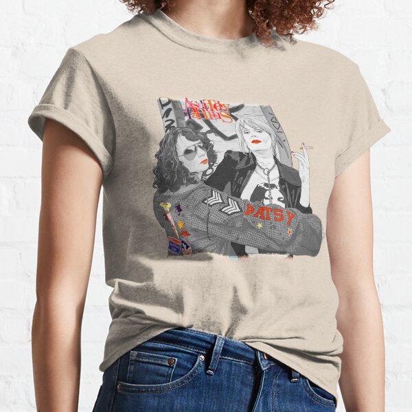Ab Fab Eddie and Patsy black and white Classic T-Shirt