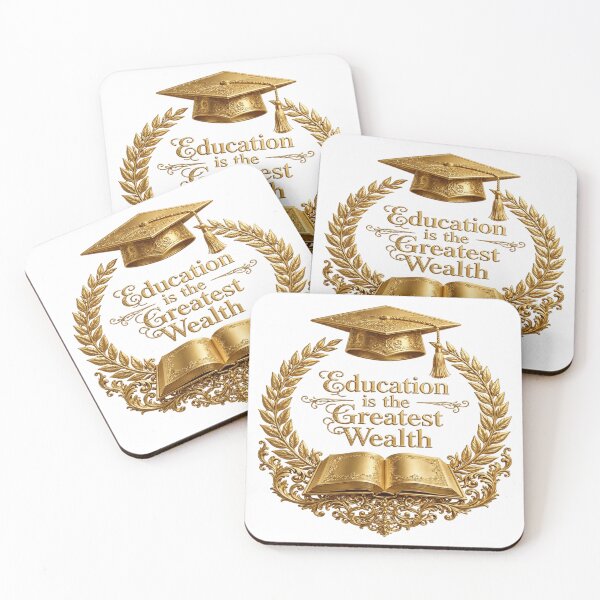 Item preview, Premium Royal Education Is The Greatest Wealth - Golden Graduation Gift designed and sold by prithvi chand.