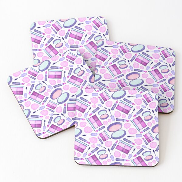 Item preview, Girly Cosmetics and Beauty Watercolor Pattern designed and sold by PatternUnique.