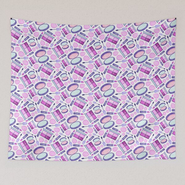 Item preview, Girly Cosmetics and Beauty Watercolor Pattern designed and sold by PatternUnique.