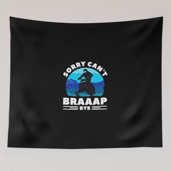 Item preview, Snowmobile Sorry Can't Braaap Bye Graphic designed and sold by libbeyhqporch.