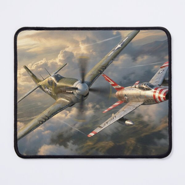 Item preview, Mustang Sabre Heritage Formation Illustration designed and sold by Airpower Art.