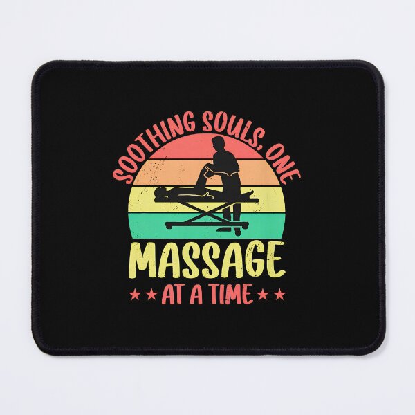 Item preview, Soothing Souls One Massage At A Time Retro Sunset designed and sold by shrumrubelich.