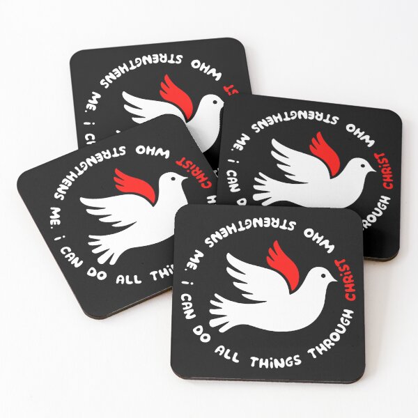 Item preview, Dove with Bible verse designed and sold by QuanntixArt.