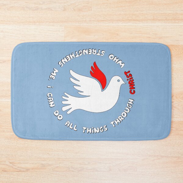 Item preview, Dove with Bible verse designed and sold by QuanntixArt.