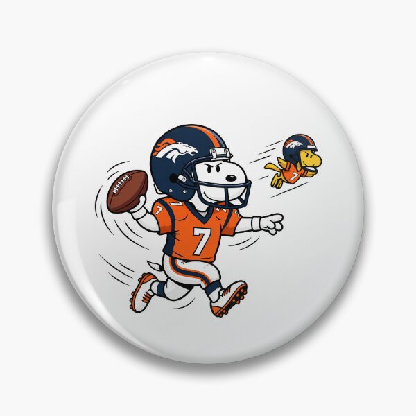 Item preview, Snoopy & Woodstock Denver Broncos Football Retro F099 designed and sold by GLUVY-THEME.
