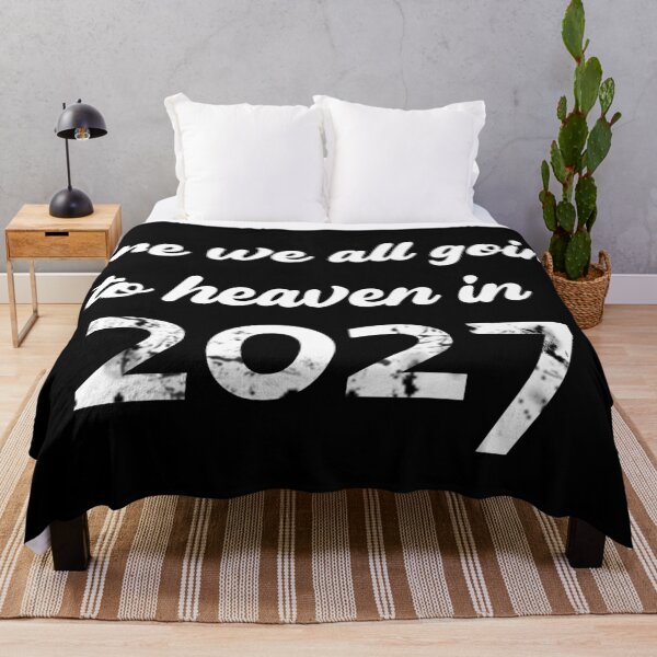 Item preview, Are we all going to heaven in 2027 tee shirt designed and sold by KALEIDOSCOPE UK.