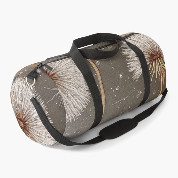 Item preview, White Dandelion Seeds Dark Botanical Art — Moody Nature Pattern designed and sold by LYAN-STORE.