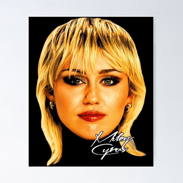 Item preview, Miley Cyrus Big Face designed and sold by AleLalaMaNochal.