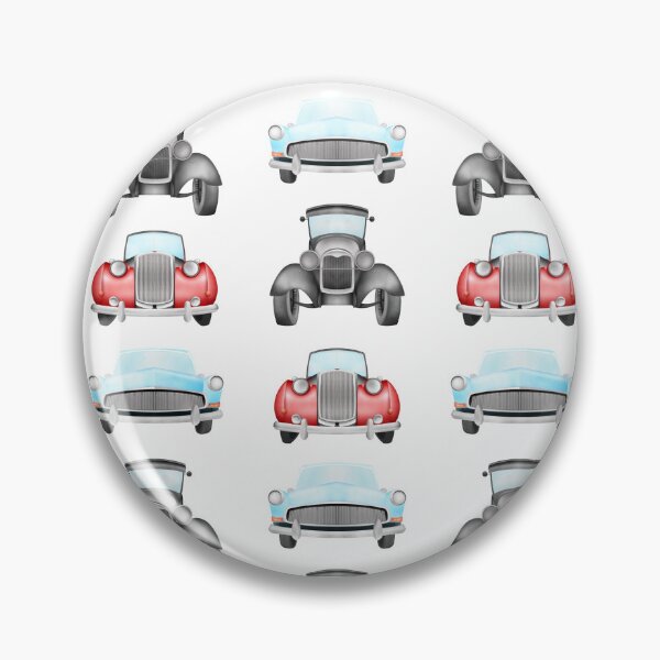 Item preview, Retro Watercolor Classic Cars Art designed and sold by PatternUnique.
