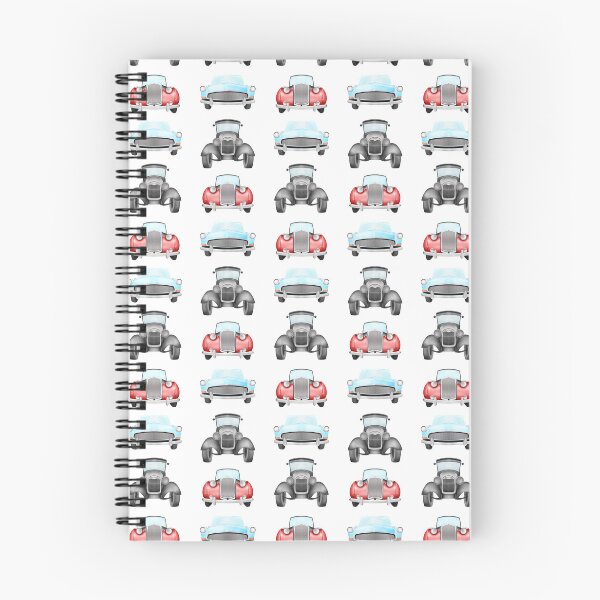 Item preview, Retro Watercolor Classic Cars Art designed and sold by PatternUnique.