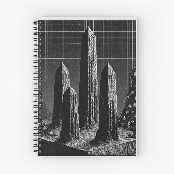 Item preview, Ancient Future Obelisks Grid Landscape designed and sold by POVAD.