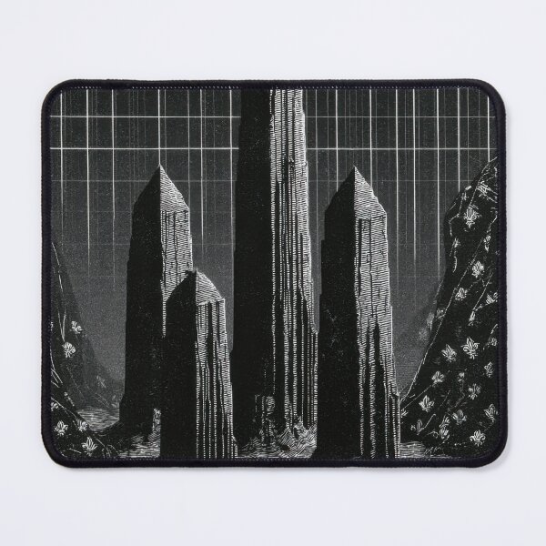 Item preview, Ancient Future Obelisks Grid Landscape designed and sold by POVAD.