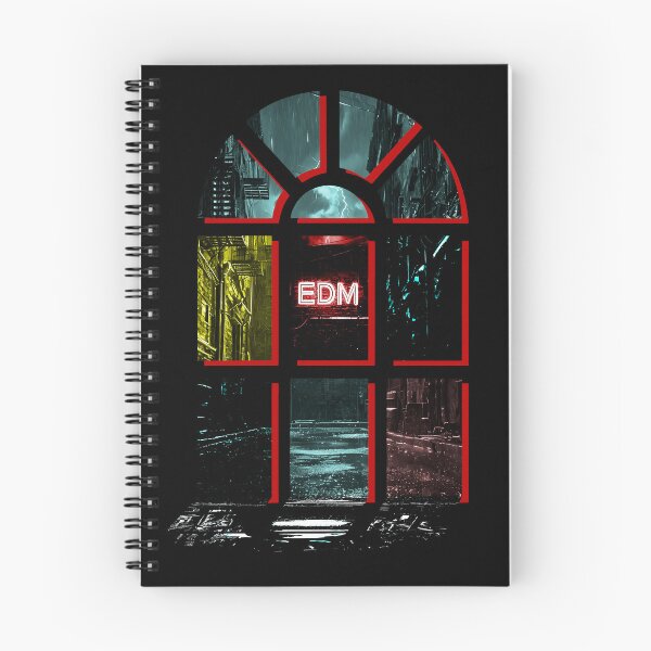 Item preview, EDM Cyberpunk Gothic Cathedral Window Gotham Noir designed and sold by Edwere.