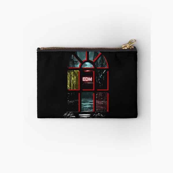 Item preview, EDM Cyberpunk Gothic Cathedral Window Gotham Noir designed and sold by Edwere.