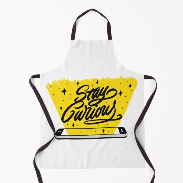 Item preview, Stay Curious – Vintage Handmade Calligraphy Digital Art designed and sold by Neha-Daily-Art.