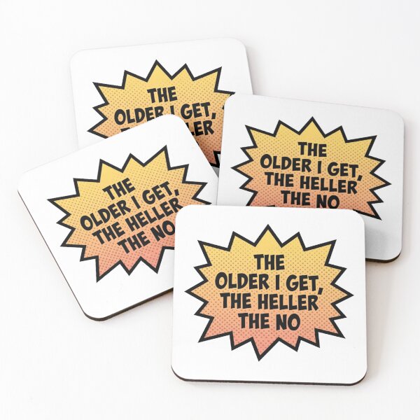 Item preview, The Older I Get The Heller The No - Funny Aging Humor & Sarcastic Introvert Quote designed and sold by raedattia.