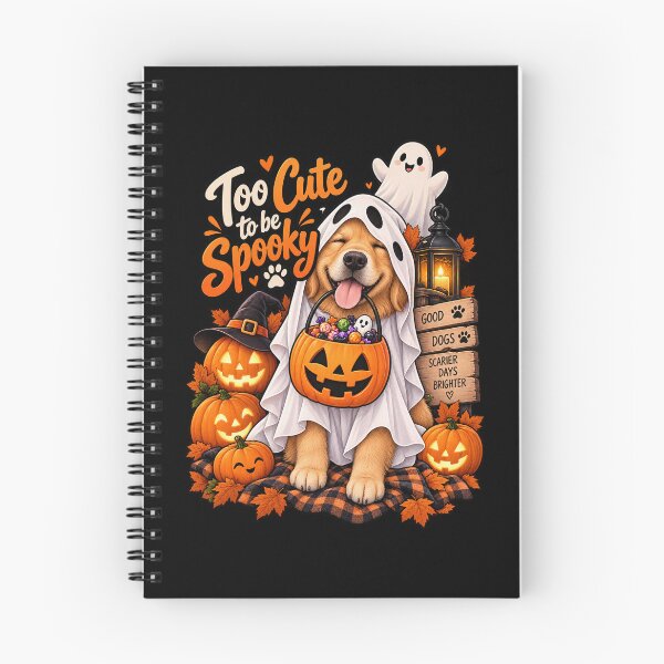 Item preview, Too Cute to Be Spooky – Halloween Golden Retriever Costume designed and sold by Zaveroa.