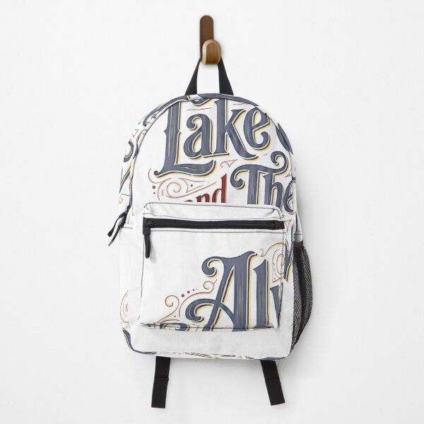 Item preview, Oregon Lake Silhouette Retro Mountain Outdoor Art designed and sold by otaku.edwardj.