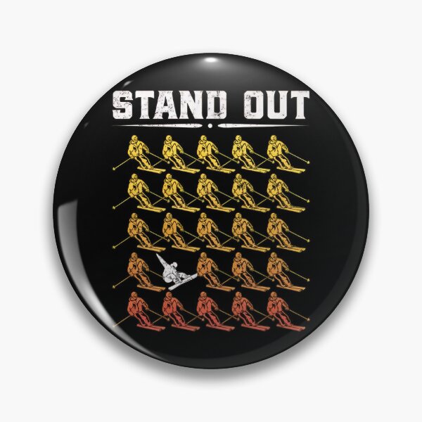 Item preview, Stand Out Skiing Graphic designed and sold by shrumrubelich.