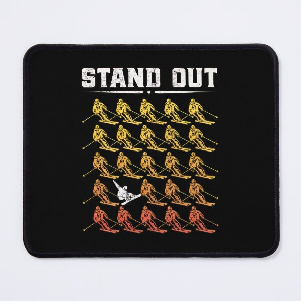 Item preview, Stand Out Skiing Graphic designed and sold by shrumrubelich.
