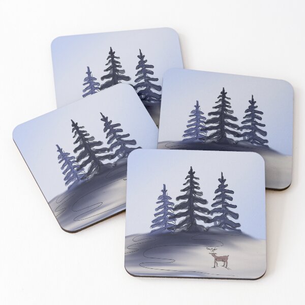 Item preview, Whimsical winter scene designed and sold by byArek.