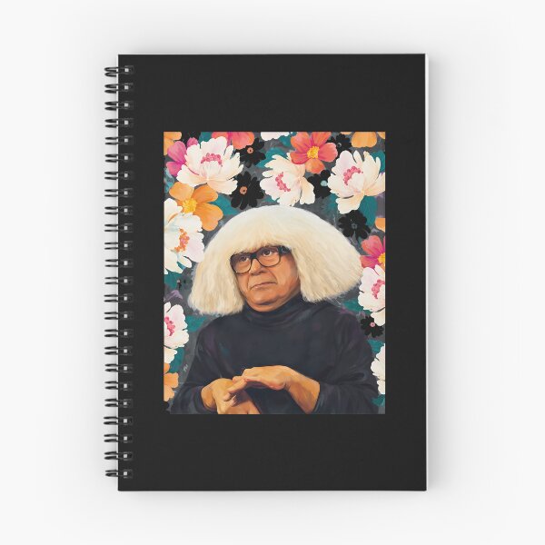 Item preview, Whimsical Wiggy DeVito Floral Portrait designed and sold by JASOARMAN.
