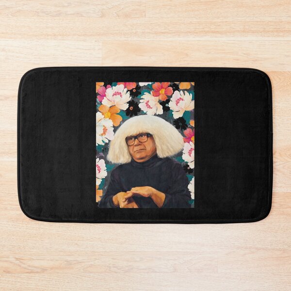 Item preview, Whimsical Wiggy DeVito Floral Portrait designed and sold by JASOARMAN.