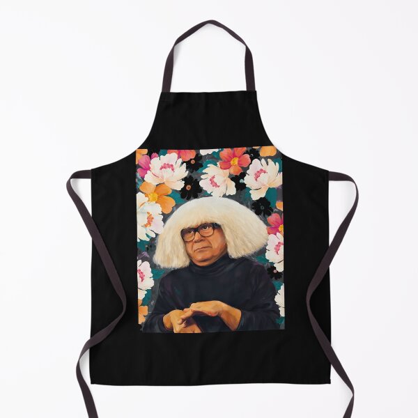 Item preview, Whimsical Wiggy DeVito Floral Portrait designed and sold by JASOARMAN.