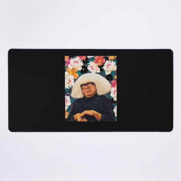Item preview, Whimsical Wiggy DeVito Floral Portrait designed and sold by JASOARMAN.