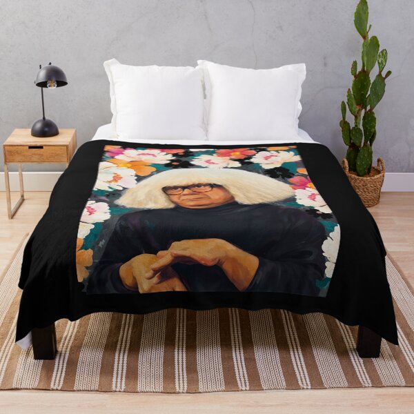 Item preview, Whimsical Wiggy DeVito Floral Portrait designed and sold by JASOARMAN.