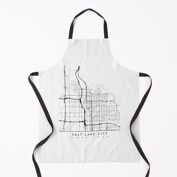 Item preview, Salt Lake City Utah Street Map Art - Black & White Cityscape Design | Limited Edition designed and sold by shahroozj.