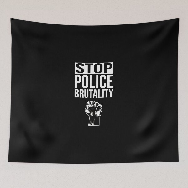 Item preview, Stop Police Brutality Raised Fist Graphic designed and sold by tohillregaller.