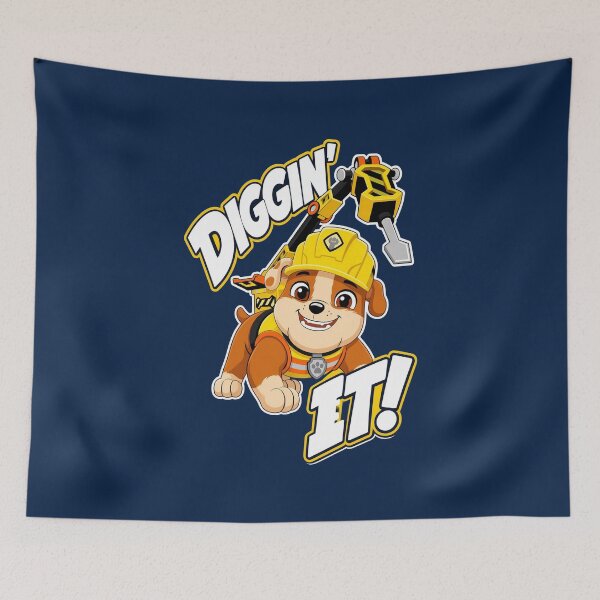 Item preview,  Diggin It Construction Pup  designed and sold by teesbyemily.
