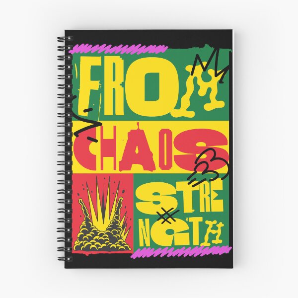 Item preview, From Chaos Strength Urban Graphic T-Shirt, Grunge Streetwear designed and sold by vec4u.